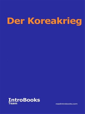 Der Koreakrieg - ebook